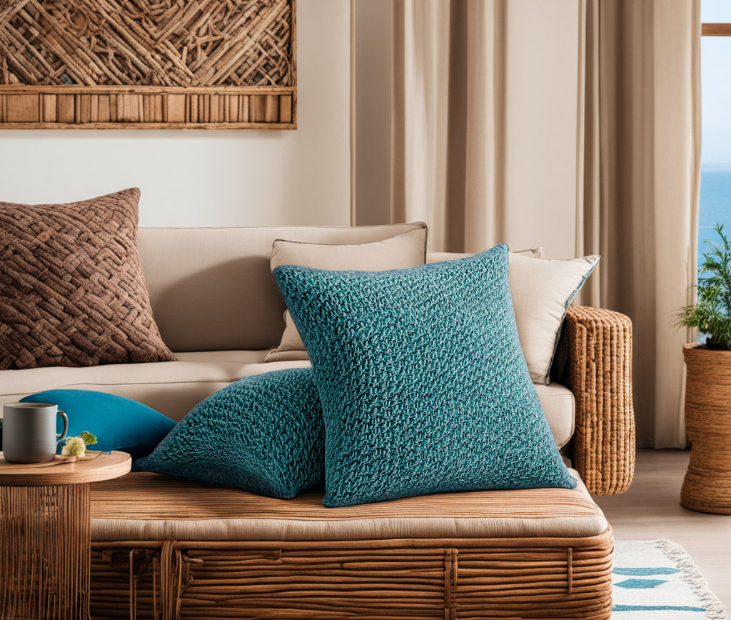 Estilo Mediterráneo en tu Sala: Fundas que Evocan la Calidez del Mar