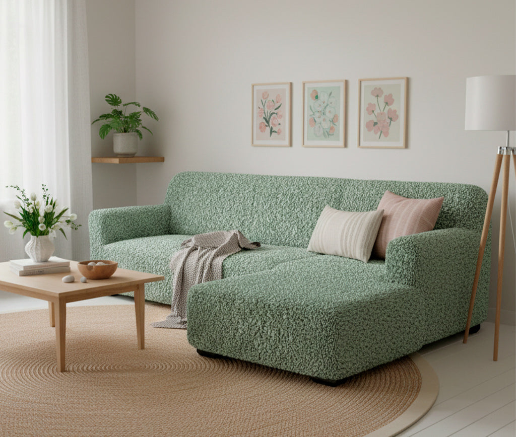 Colores de verano para un living luminoso