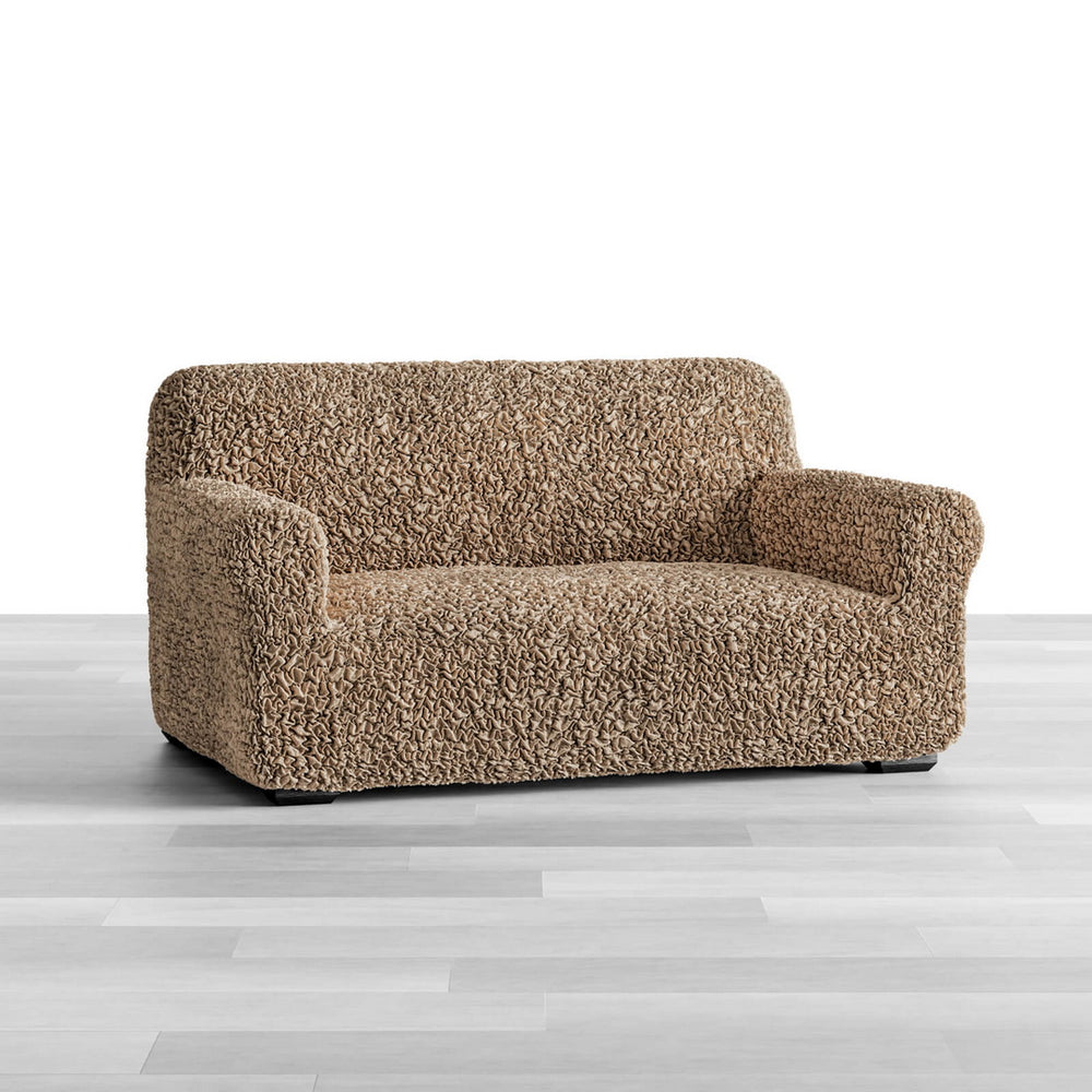 Algodon Organico - Funda Sofa 2 cuerpos Capuccino