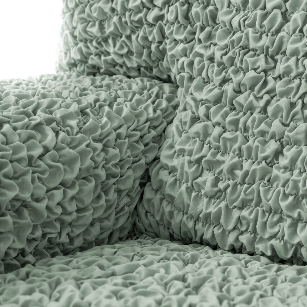 Algodon Organico - Funda Sofa 3 cuerpos Menta