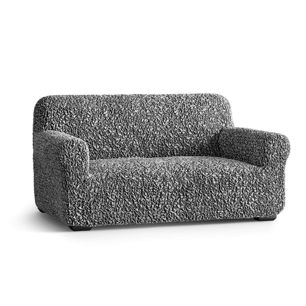 Algodon Organico - Funda Sofa 2 cuerpos Charcoal