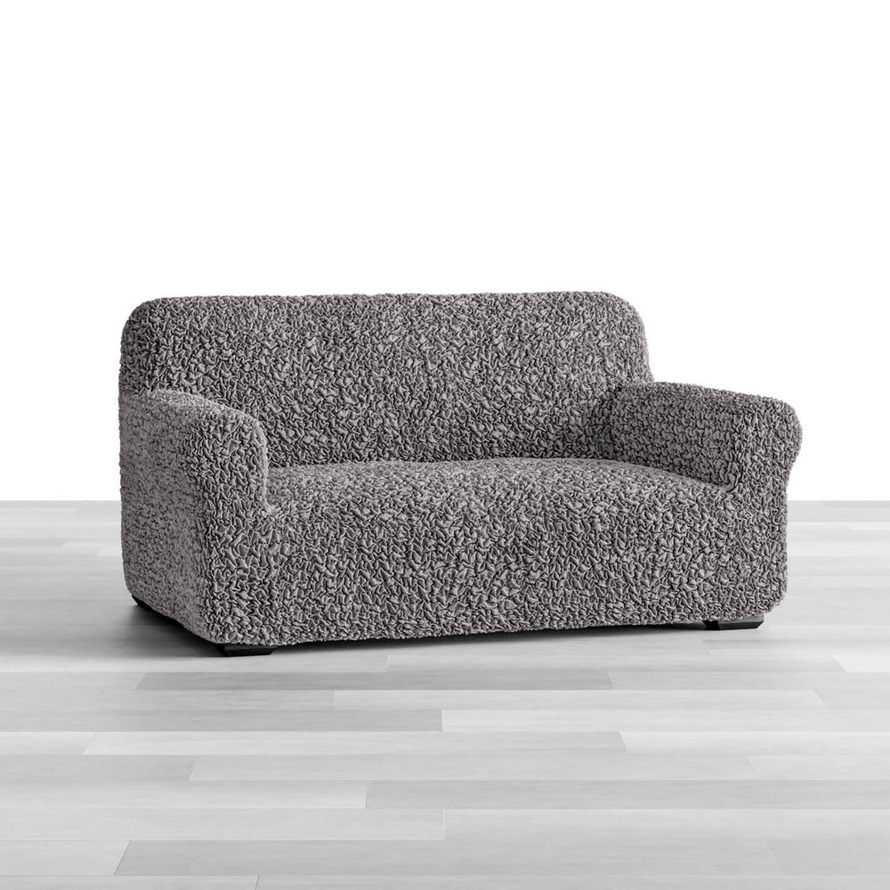 Algodon Organico - Funda Sofa 2 cuerpos Charcoal