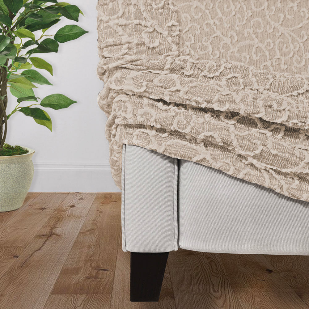 Jacquard 3D - Funda Sofa 3 cuerpos Arabesco