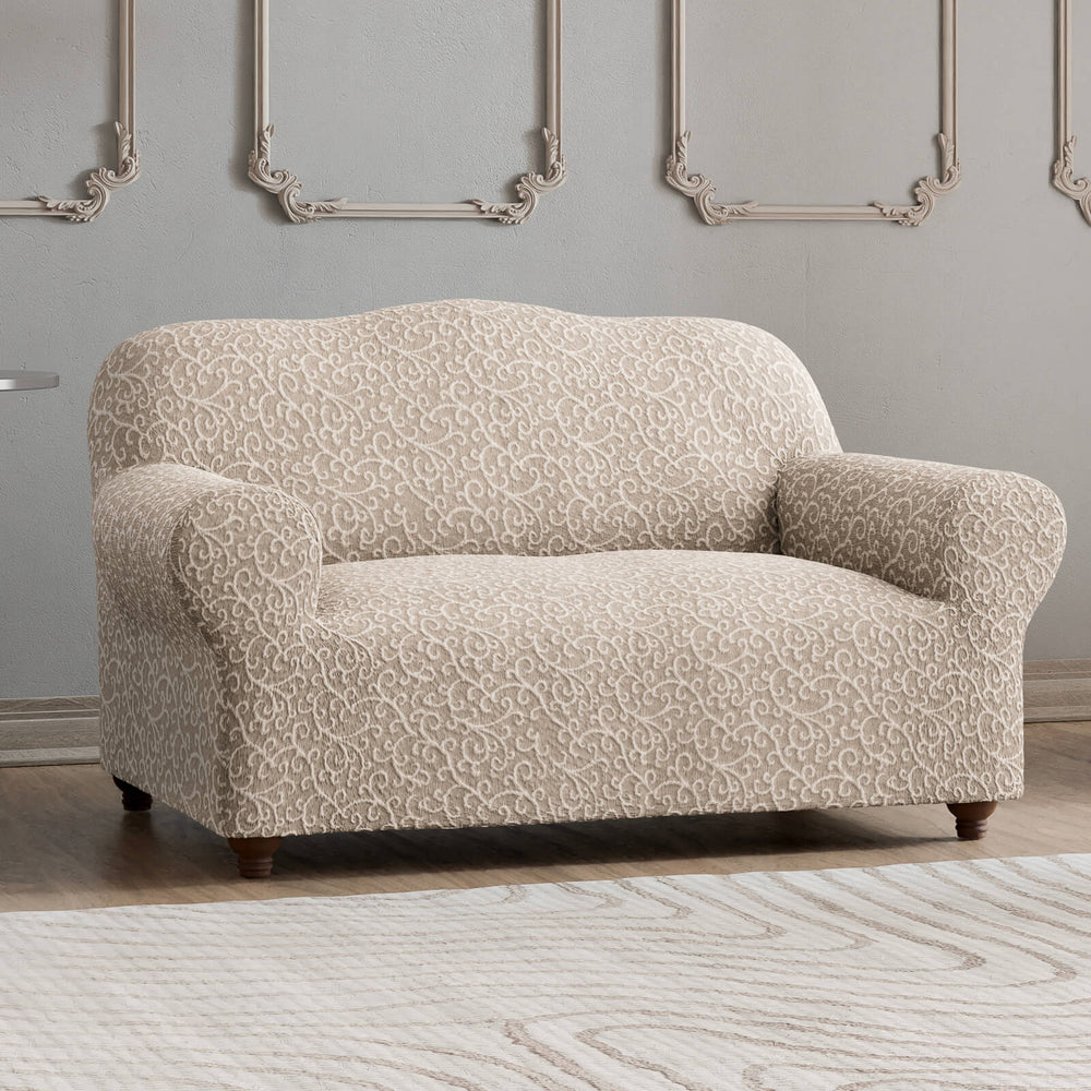 Jacquard 3D - Funda Sofa 2 cuerpos Arabesco