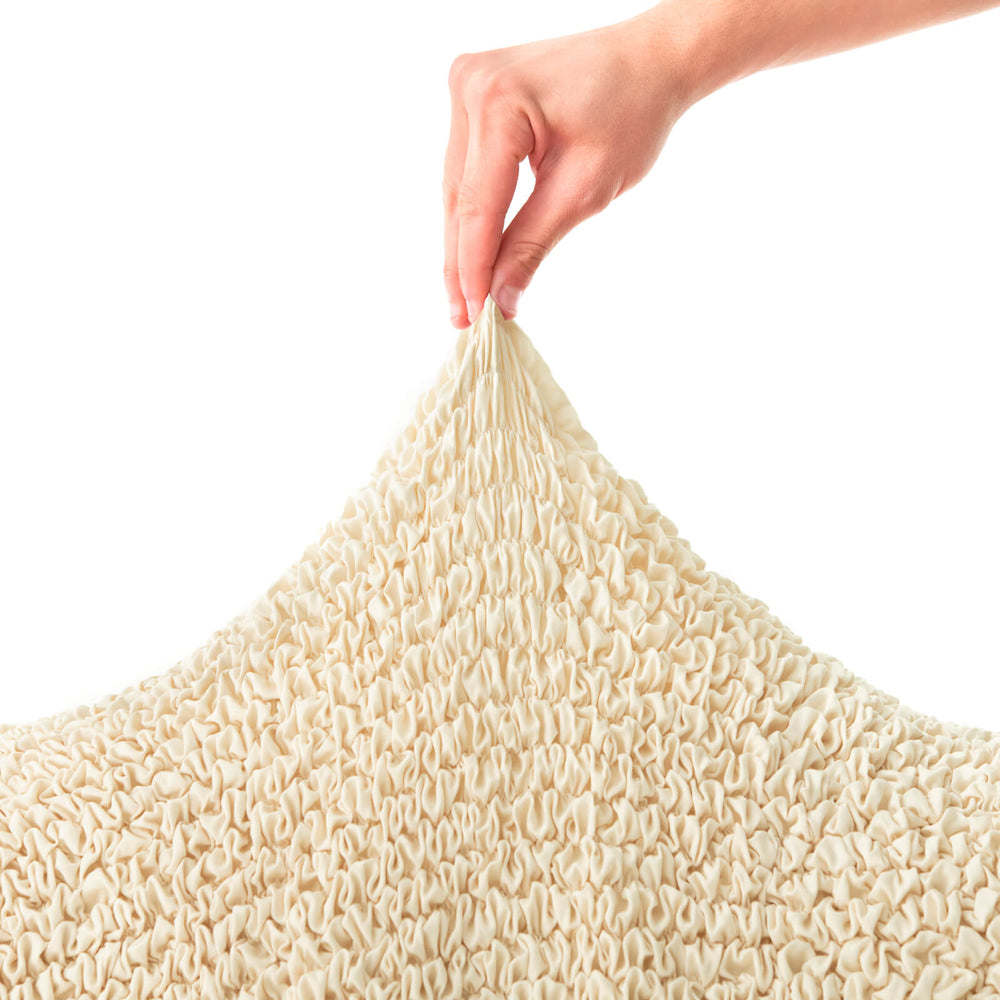 Microfibra - Funda Ottomana Vanilla
