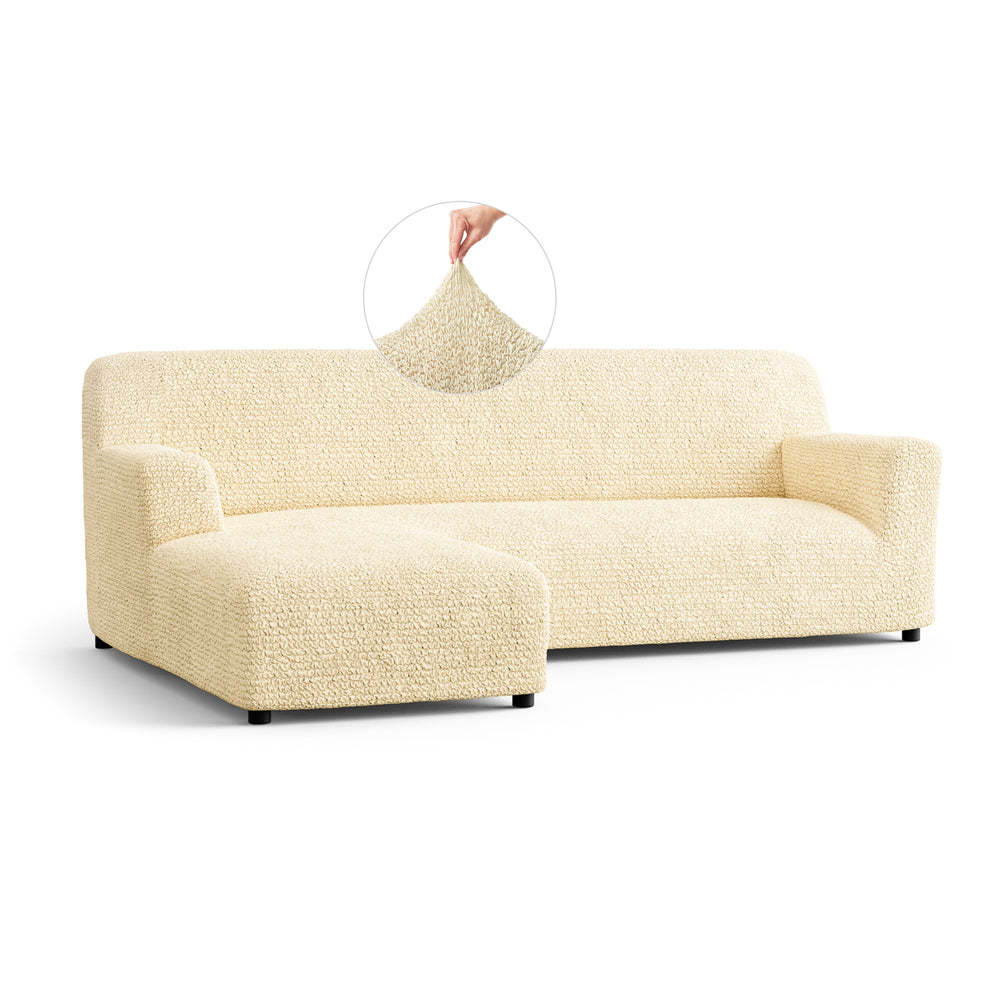 Microfibra - Funda Sofa L Izquierdo Vanilla