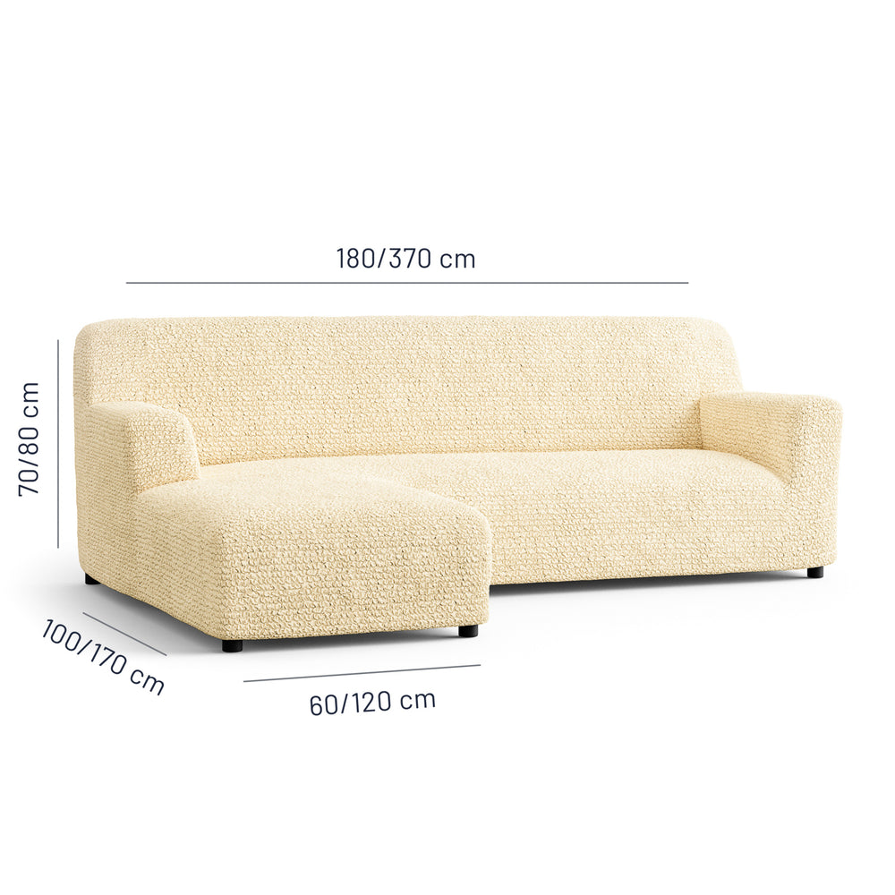 Microfibra - Funda Sofa L Izquierdo Vanilla