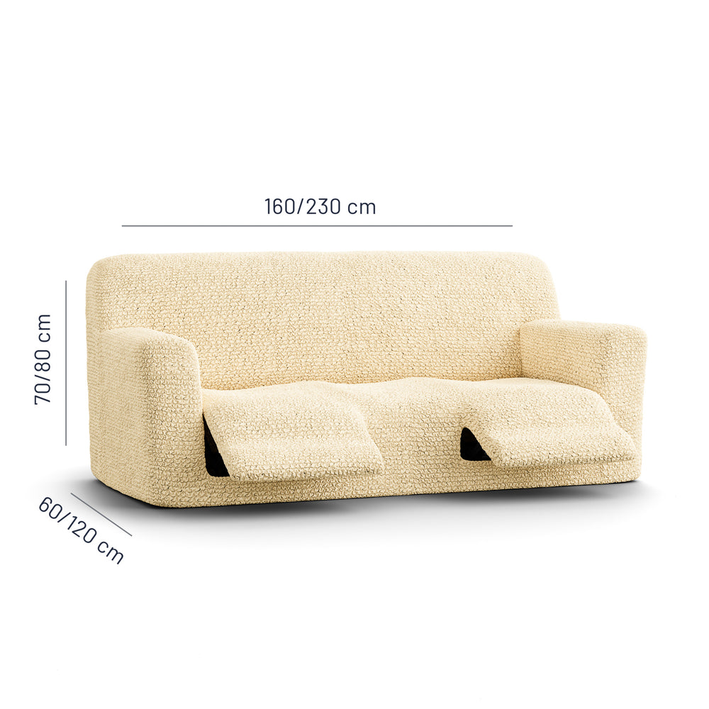 Microfibra - Funda Berger 3 cuerpos Vanilla