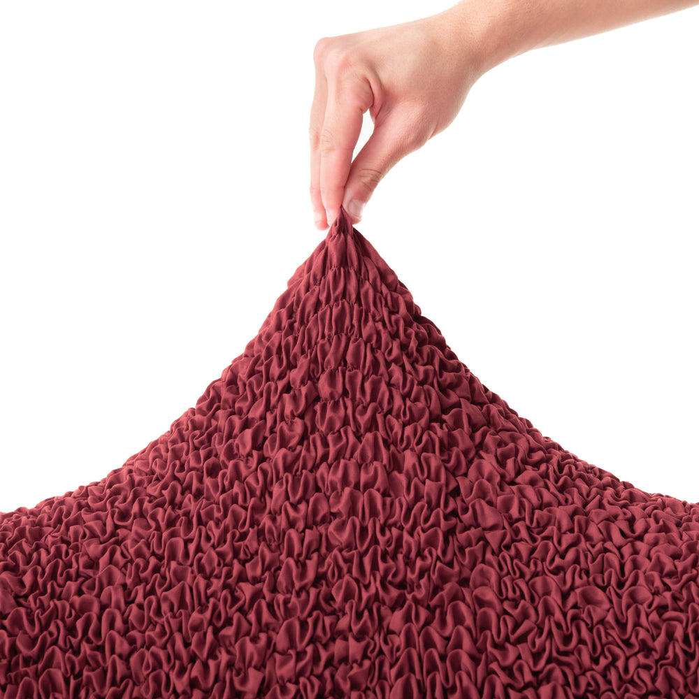 Microfibra - Funda Chaise Lounge Bordeaux