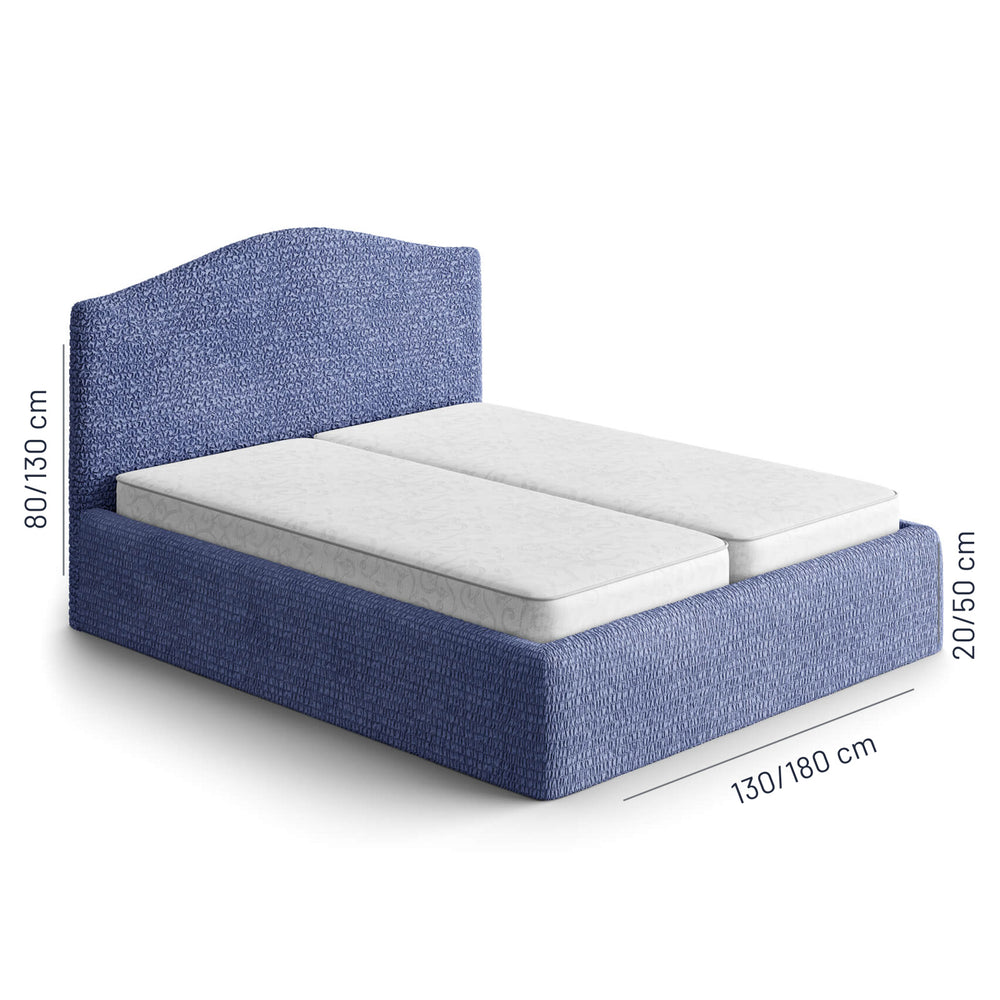 Microfibra - Funda Cama 2 Plazas Blue