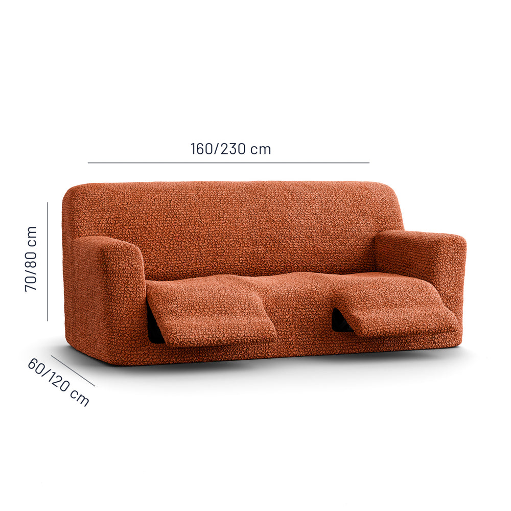 Microfibra - Funda Berger 3 cuerpos Terracota