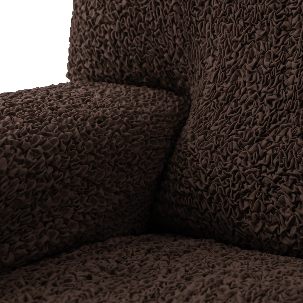 Microfibra - Funda Sofa 3 cuerpos Dark Chocolate
