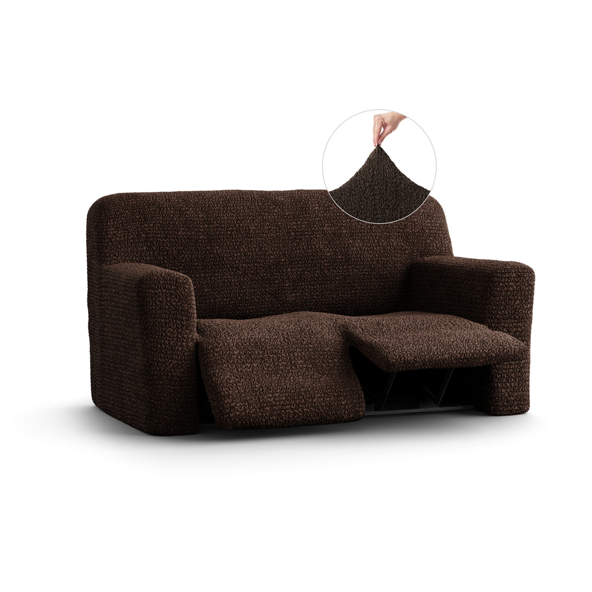 Microfibra - Funda Berger 2 cuerpos Dark Chocolate