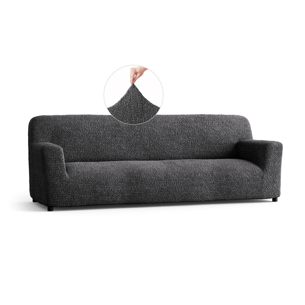 Microfibra - Funda Sofa 4 cuerpos Charcoal
