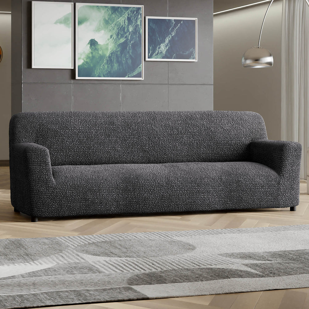 Microfibra - Funda Sofa 4 cuerpos Charcoal