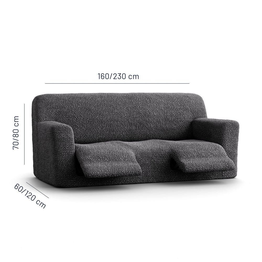 Microfibra - Funda Berger 3 cuerpos Charcoal