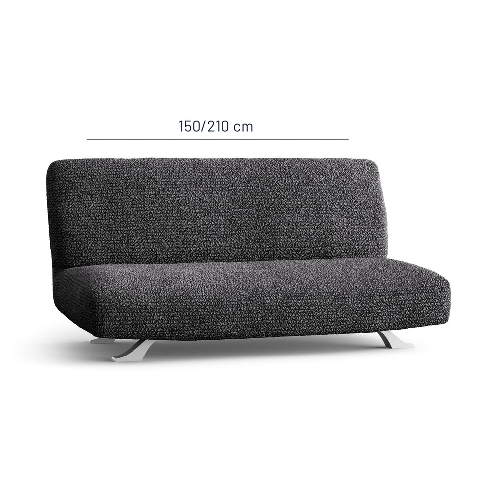 Microfibra - Funda Futon Charcoal