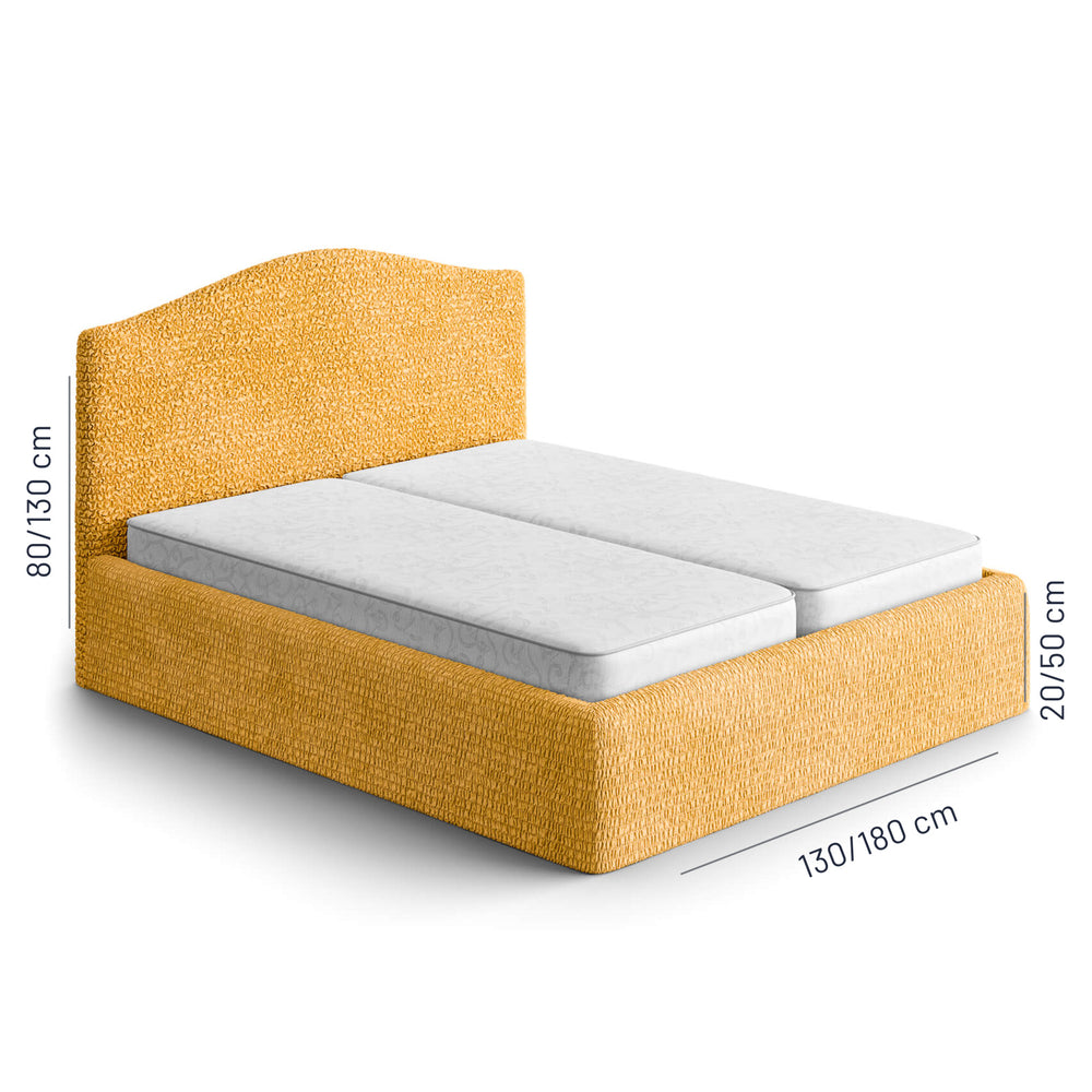Microfibra - Funda Cama 2 Plazas Mango