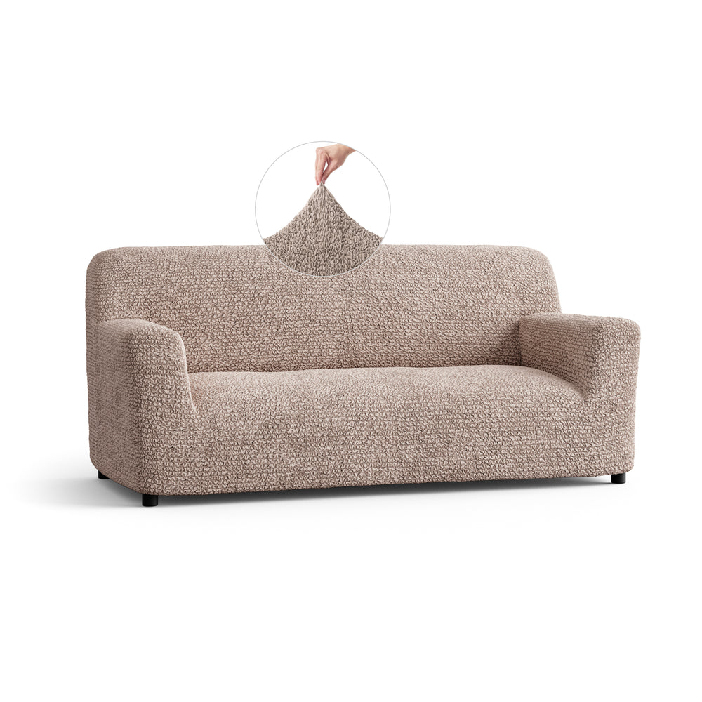 Microfibra - Funda Sofa 3 cuerpos Turtledove