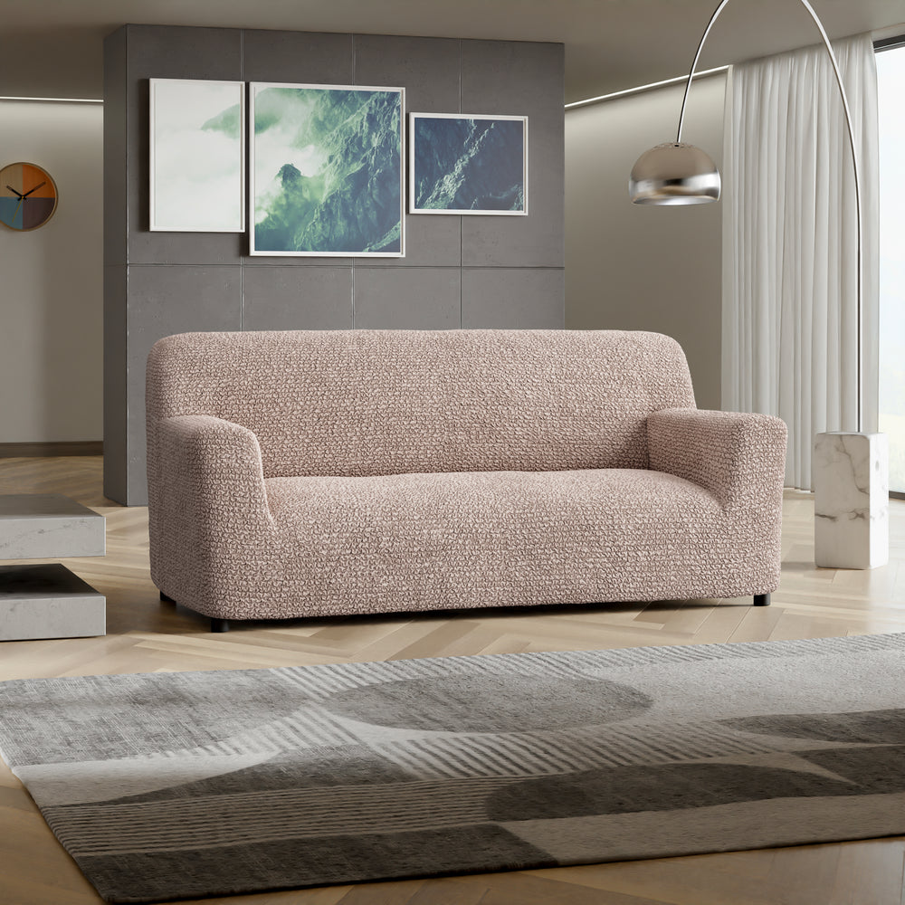 Microfibra - Funda Sofa 3 cuerpos Turtledove