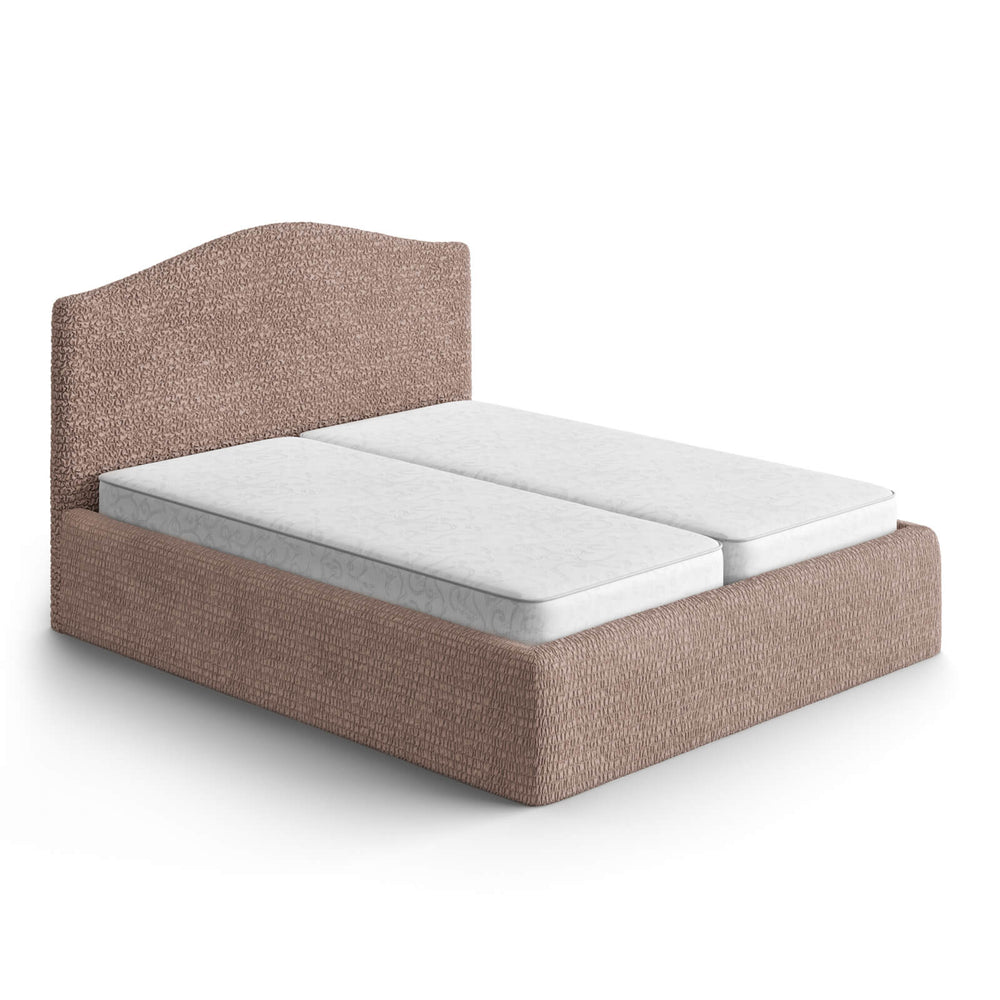 Microfibra - Funda Cama 2 Plazas Capuccino