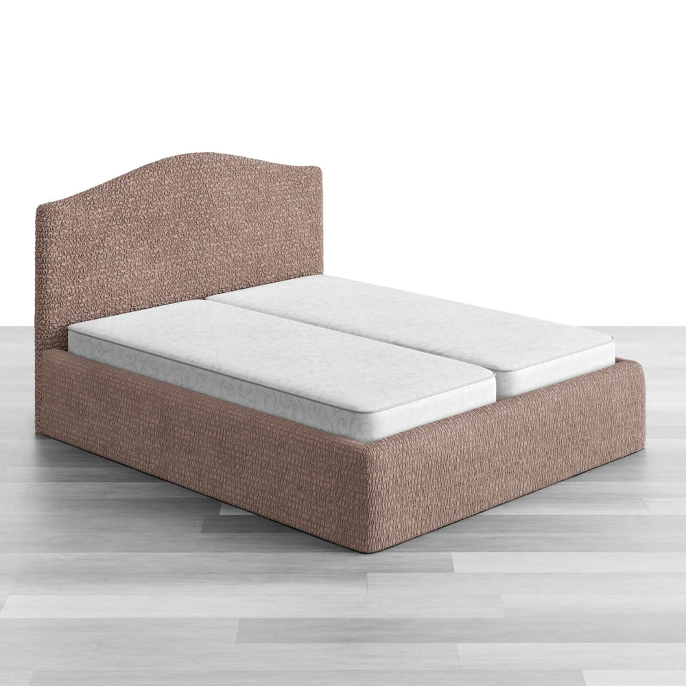 Microfibra - Funda Cama 2 Plazas Capuccino