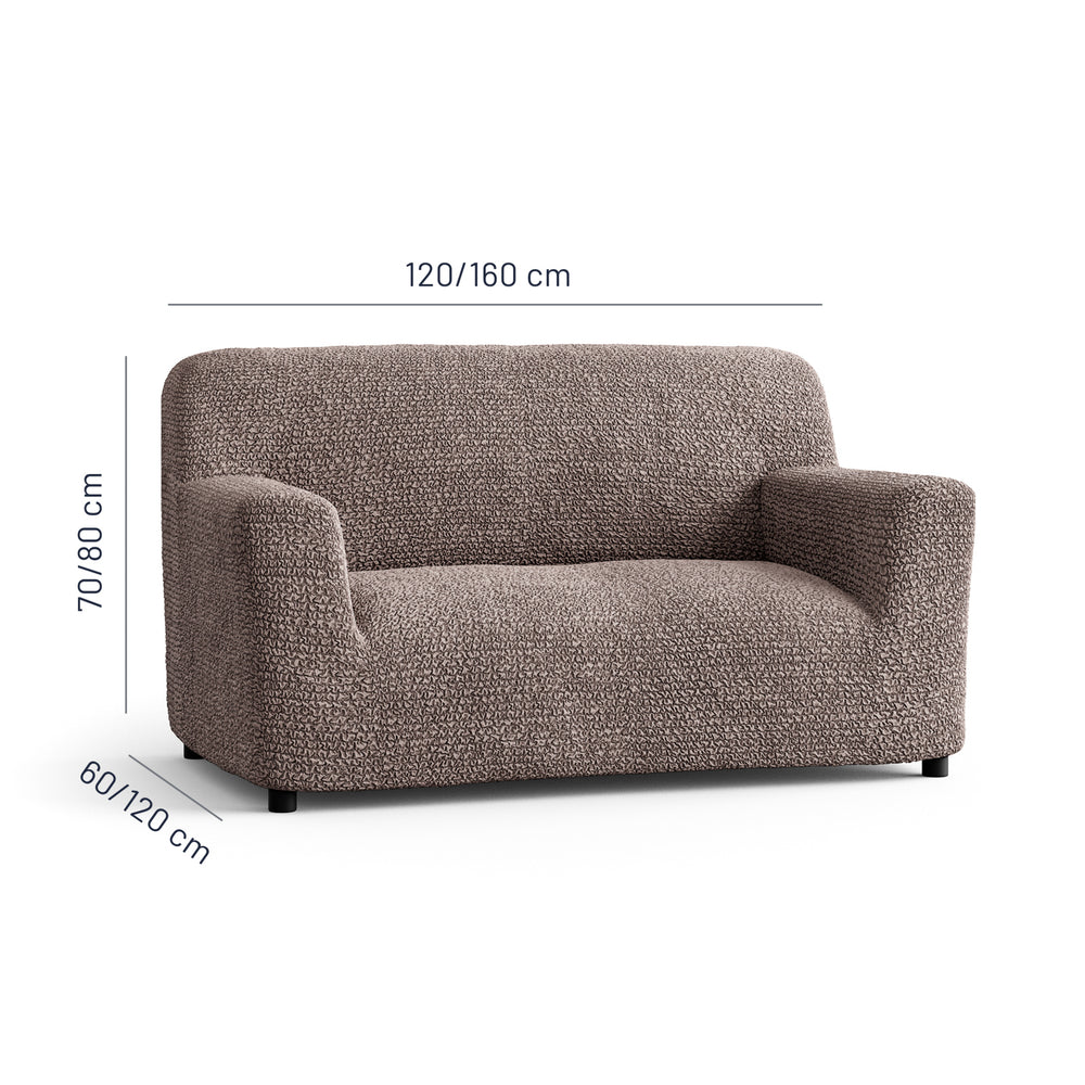 Microfibra - Funda Sofa 2 cuerpos Capuccino