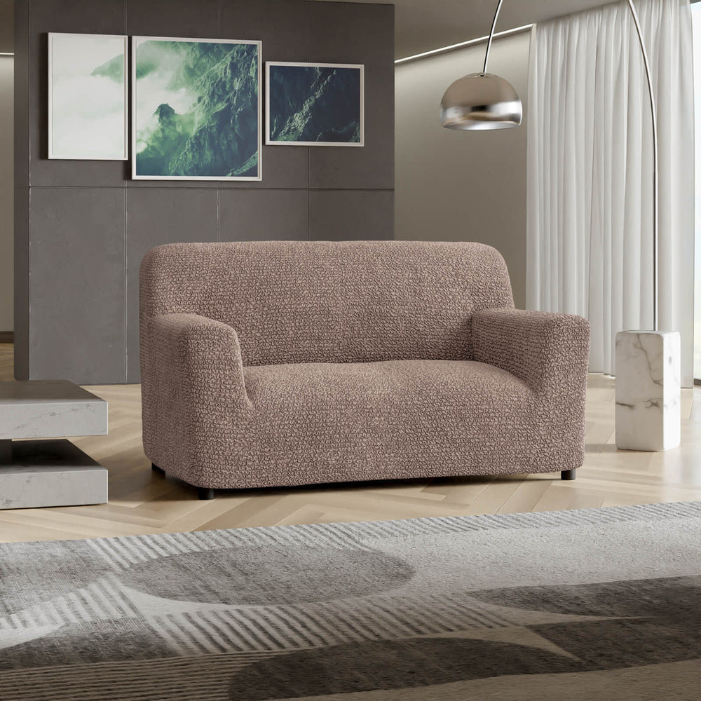 Microfibra - Funda Sofa 2 cuerpos Capuccino