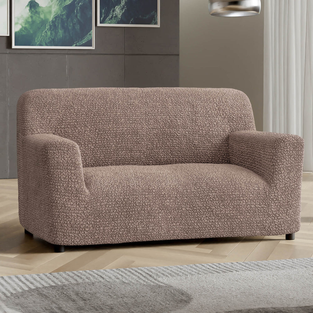 Microfibra - Funda Sofa 2 cuerpos Capuccino
