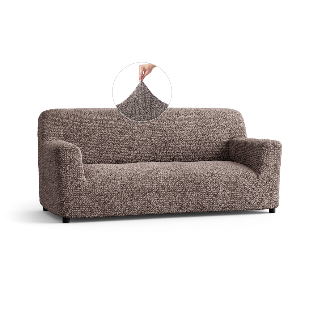 Microfibra - Funda Sofa 3 cuerpos Capuccino