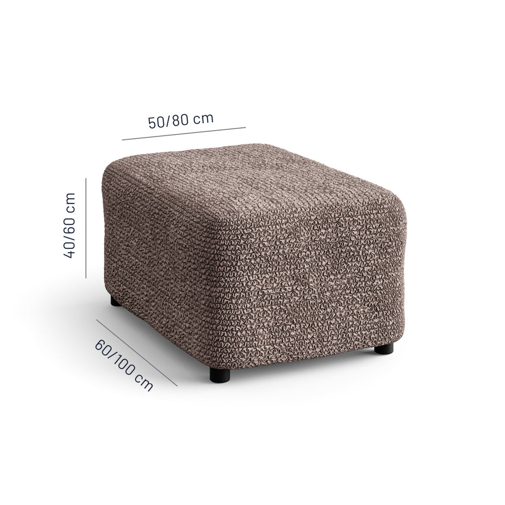 Microfibra - Funda Ottomana Capuccino
