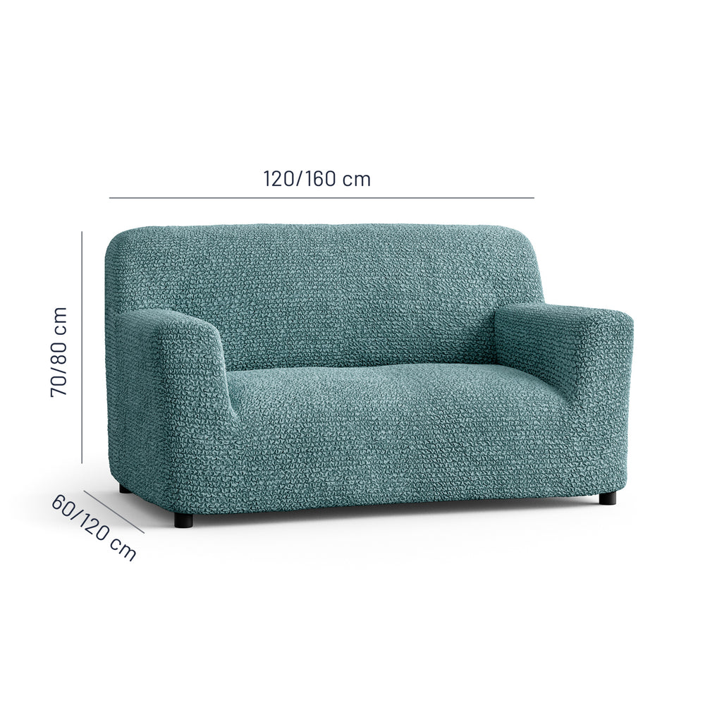 Microfibra - Funda Sofa 2 cuerpos Green Emerald