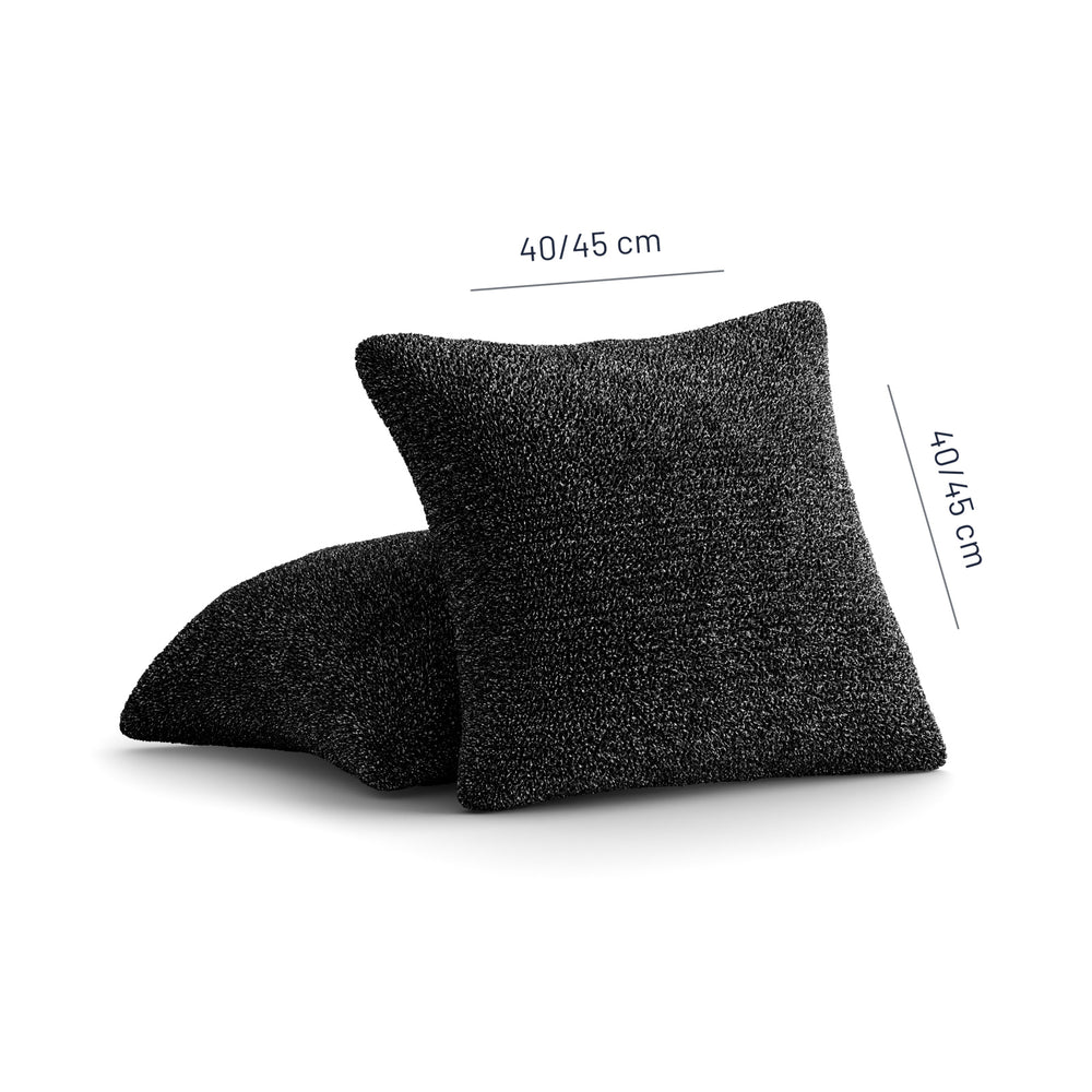 Printed Microfibra - 2 Fundas Cojines Anthracite