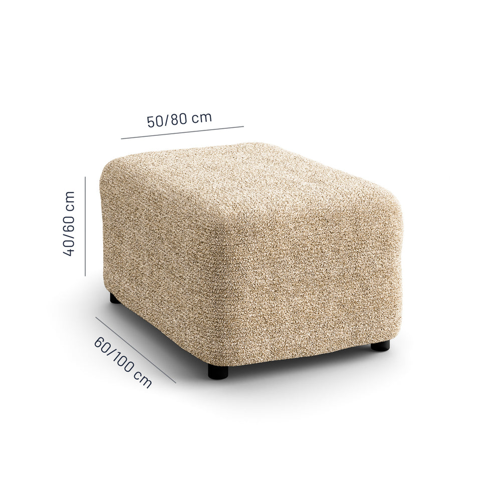 Printed Microfibra - Funda Ottomana Sand