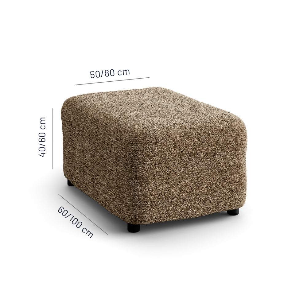 Printed Microfibra - Funda Ottomana Sienna