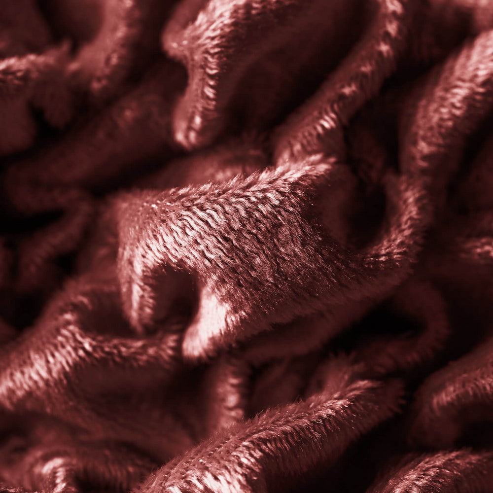 Fuco Velvet - Funda Sofa 2 cuerpos Bordeaux