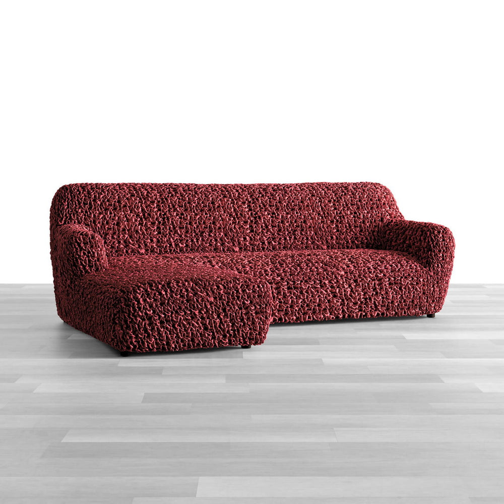 Fuco Velvet - Funda Sofa L Izquierdo Bordeaux