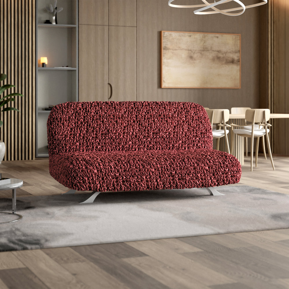Fuco Velvet - Funda Futon Bordeaux
