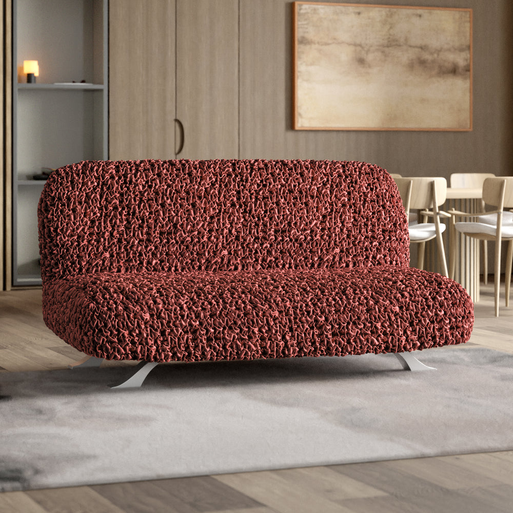 Fuco Velvet - Funda Futon Bordeaux