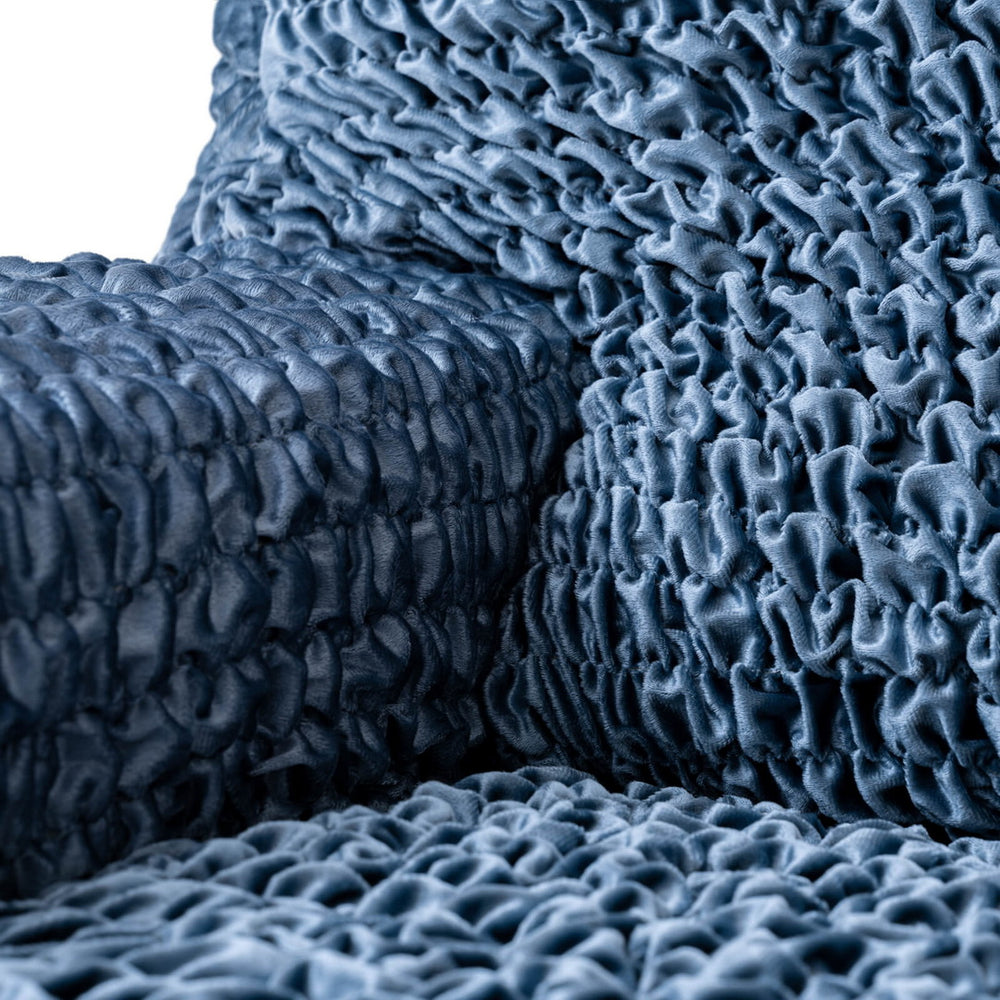 Fuco Velvet - Funda Sillon Blue