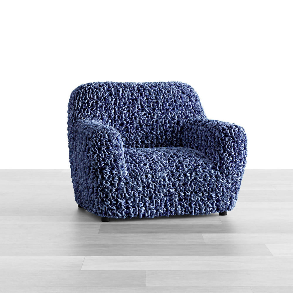 Fuco Velvet - Funda Sillon Blue