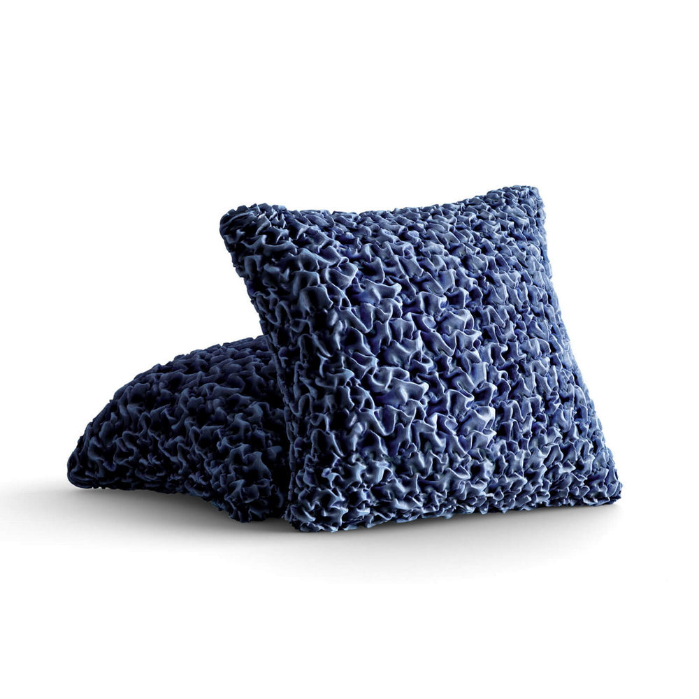 Fuco Velvet - 2 Fundas Cojines Blue