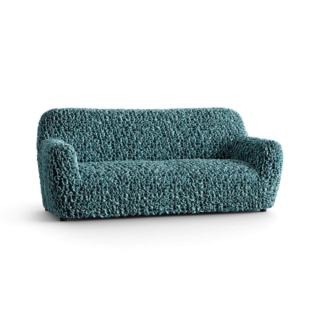 Fuco Velvet - Funda Sofa 3 cuerpos Green Emerald