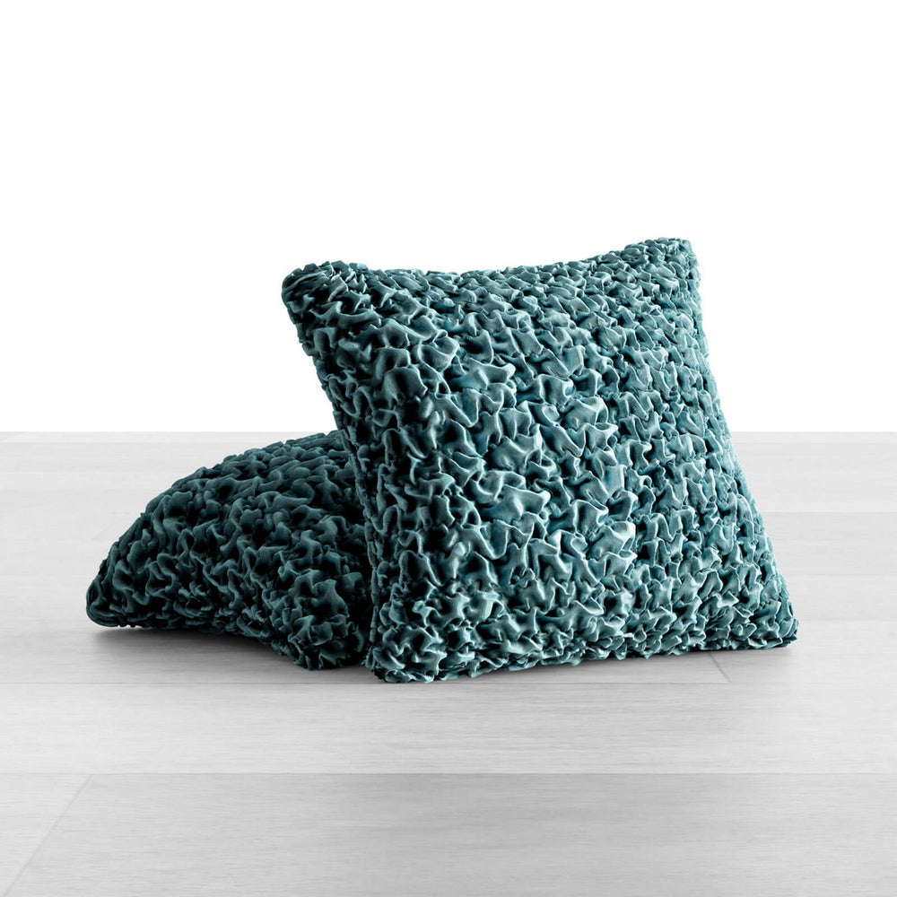 Fuco Velvet - 2 Fundas Cojines Green Emerald