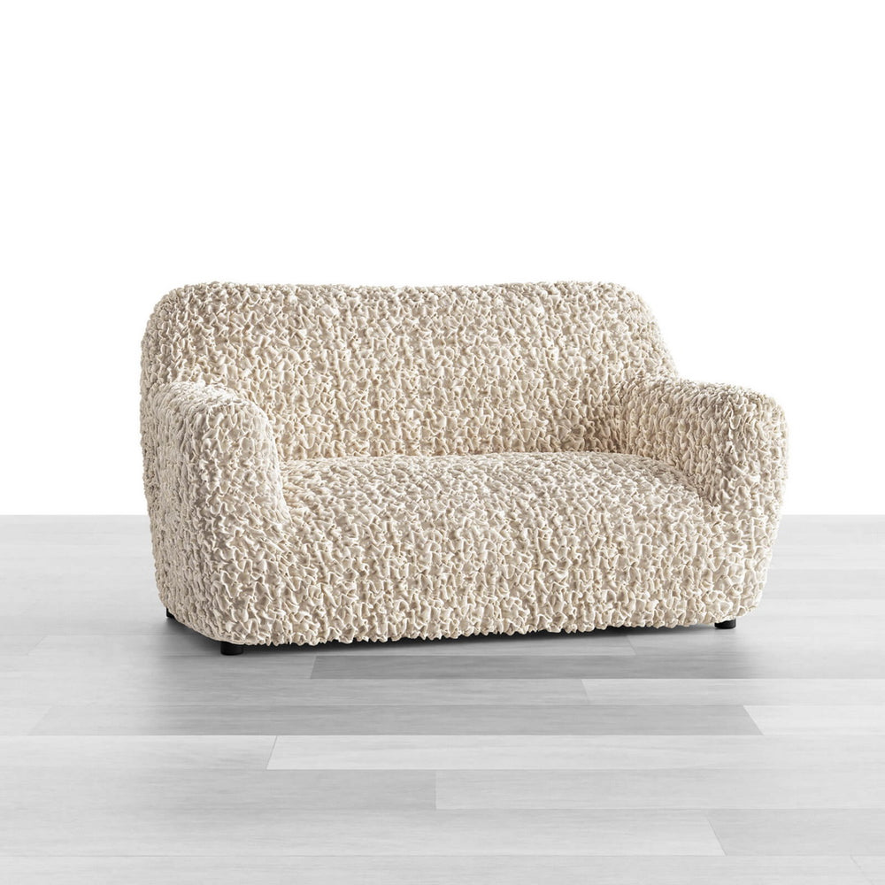Fuco Velvet - Funda Sofa 2 cuerpos Vanilla