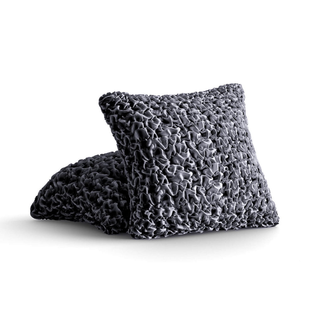Fuco Velvet - 2 Fundas Cojines Graphite