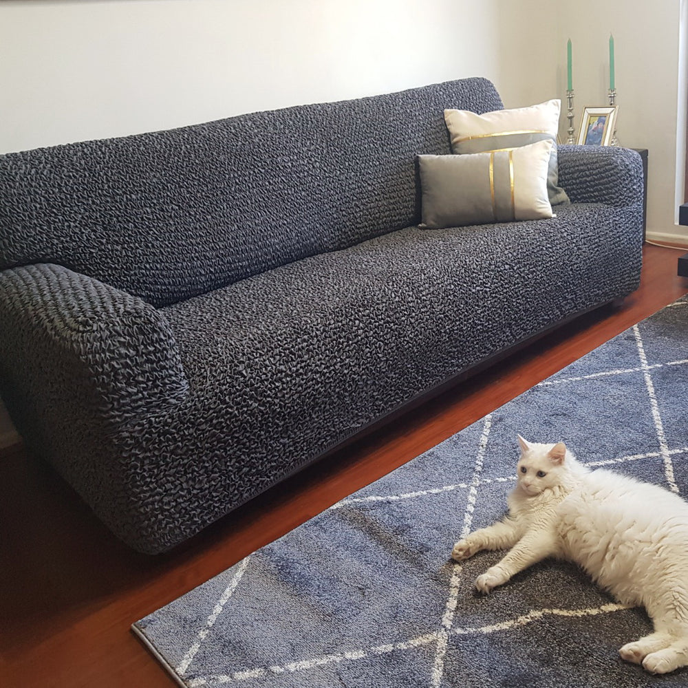 Microfibra - Funda Sofa 3 cuerpos Charcoal
