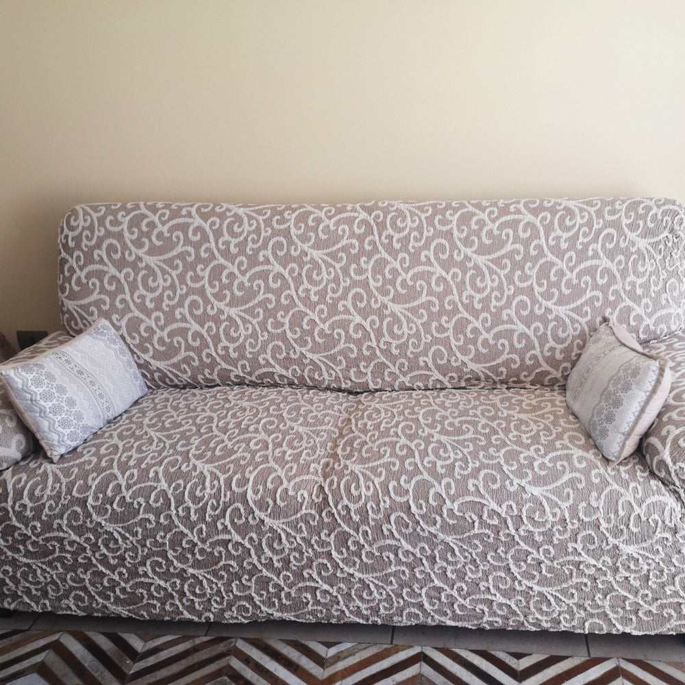 Jacquard 3D - Funda Sofa 3 cuerpos Arabesco