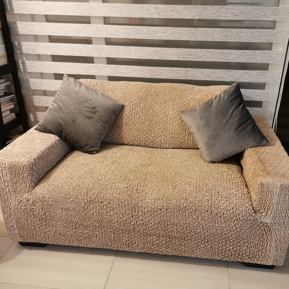 Velvet - Funda Sofa 2 cuerpos Capuccino