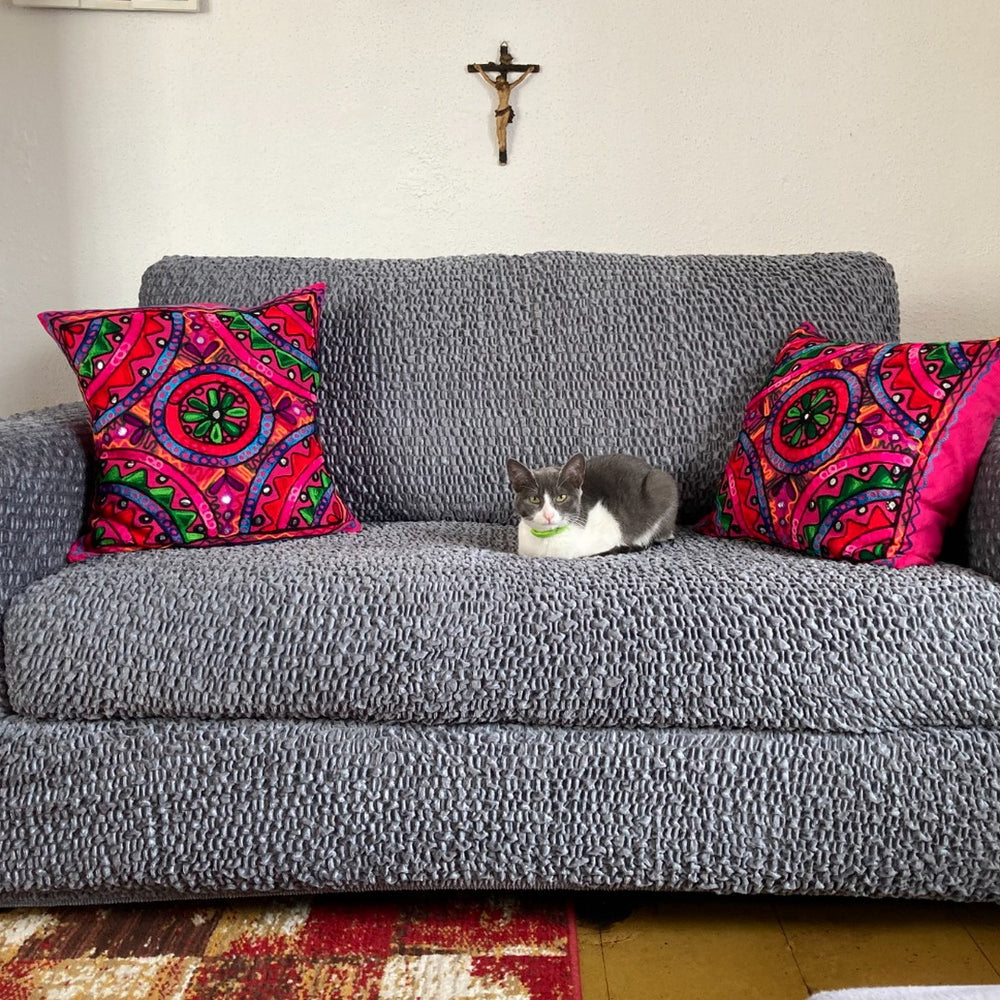 Velvet - Funda Sofa 2 cuerpos Graphite
